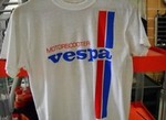 T-SHIRT  MOTOSCOOTER VESPA UK FLAG