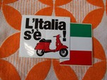 Adesivo/sticker Vespa Italia